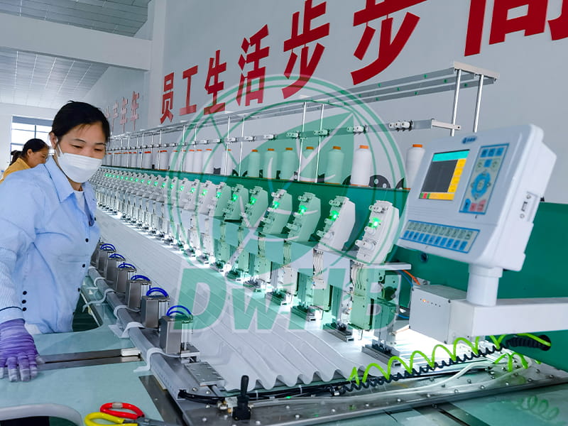 Linea di produzione di borse a pieghe ad alta temperatura
